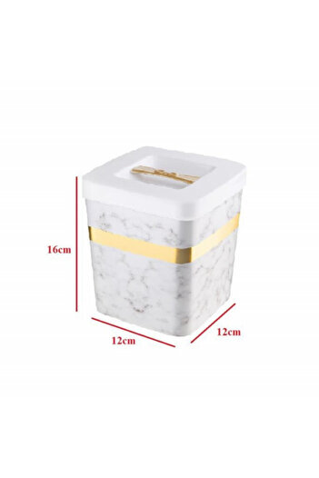 PUFO Elegant storage box, White, 16 x 12 cm, white