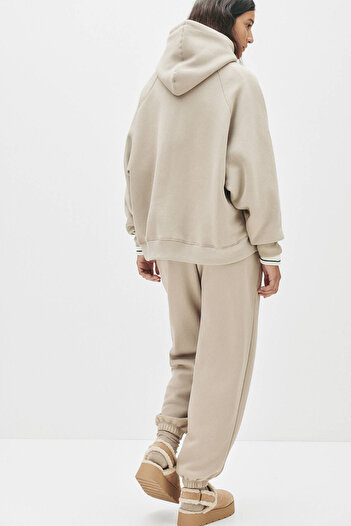 Pull & Bear Cuffed tracksuit bottoms