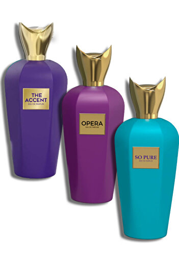 Milestone So Pure 100ml + Opera 100ml + The Accent 100ml de la