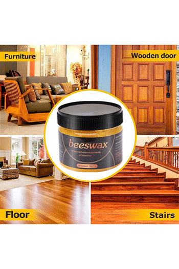 WILLIAM WEIR Beeswax Furniture Polish Wood Seasoning Wax for Wood Polish Conditioner Wooden Floor Repair Cleaner