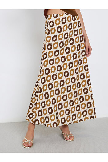 Take Two By Styli All-Over Print A-Line Maxi Skirt