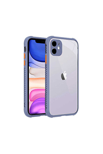 zore iPhone 11 Compatible Omsy Kaff Case-Dark Purple