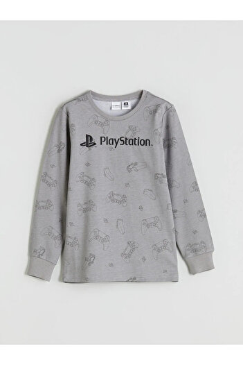 LC Waikiki Lcw Kidsgri Crew Neck Playstation Printed Boys' Pajama Set
