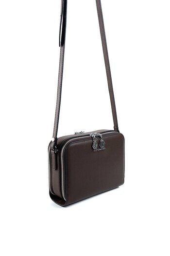 Silver Polo Silver & Polo Brown Sp888 Women's Crossbody Bag