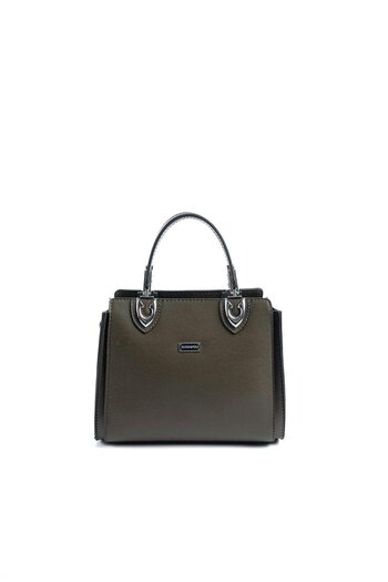 Silver Polo Silver & Polo Khaki Sp1133 Women's Handbag