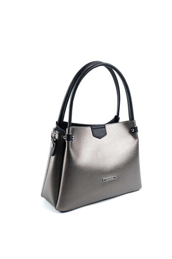 Silver Polo Silver & polo platinum - black sp1254 women's handbag