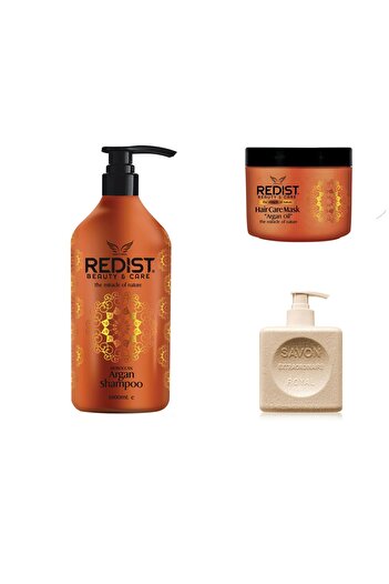 Redist Argan oil range package: Argan oil shampoo 1000 ml + Argan mask 500 ml