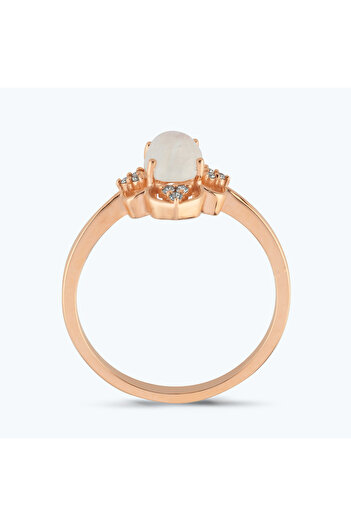 Altınbaş Pırlanta Topaz Taş Oval Yüzük