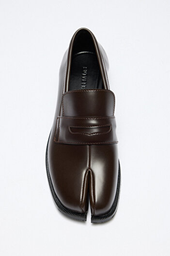 LUTVELIZADE Loafer 2508 - Classic Flip-Flop Loafer Bitter Brown Women's Loafer