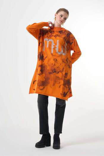 MissWhence Printed Knitwear Tunic