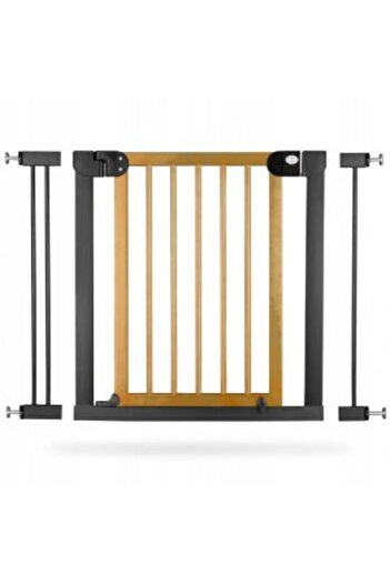 NUKIDO Safety Gate 76-104 cm Metal + Wood