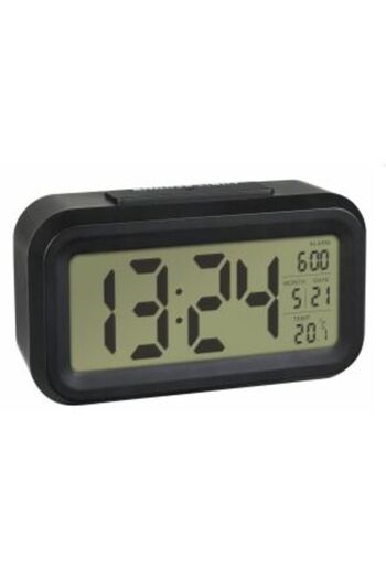 TFA Thermometer and Clock with Light Sensor 60.2018.01