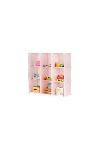 Mercaton Modular Rack with 9 Compartments for Children's Room Ecotoys 09E