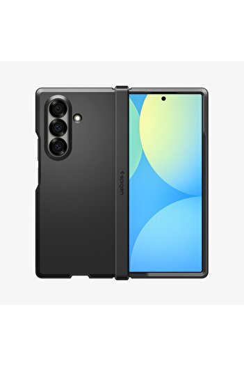 Spigen Galaxy Z Fold 7 Kılıf Tough Armor Pro Black Çift Katman Kapak - ACS09549