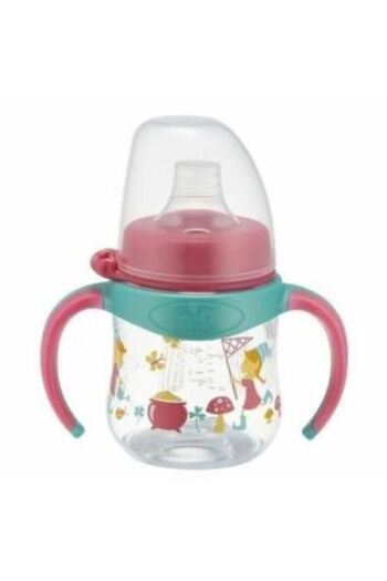 Nip Training Bottle Girl for Children, Non-Spill Drinking Adapter, Silicone, 150 ml, from 6 Months,
