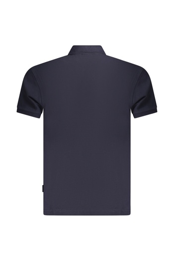 Napapijri Men's polo shirt, with logo print, Regular fit, Navy blue