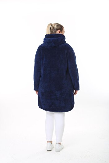 VAYE COLLECTION Kapşonlu Welsoft Polar Hırka Puluş Sweatshirt Sıcak Tutar