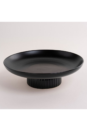 LA MESA black porcelain plate 28 cm