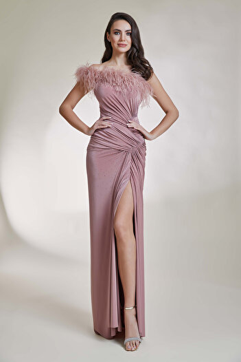 Kenzel Evening Dress 9100-Camel