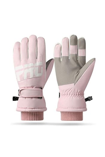 Stef's Cat Women's Gloves, M, for Ski, Waterproof, Pink