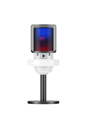 Stef's Cat Professional  Microphone, RGB Lights, Noise Reduction, 100-18000 Hz, USB-C, 1.8m, R48, Black