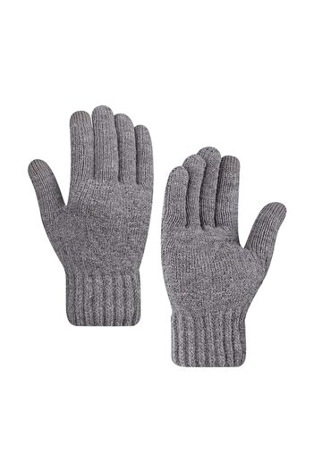 Stef's Cat - Women's Gloves, 21cm, Acrylic, Grey