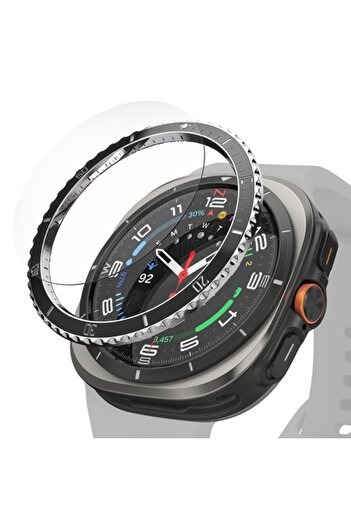 Stef's Cat Frame for Samsung Galaxy Watch Ultra 47mm, U62, Metal, Black
