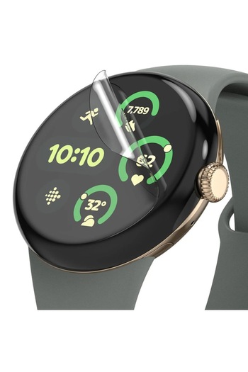 Danex Glass shield Display for Google Pixel Watch 3 45mm set 3, M63, Polymer, Transparent