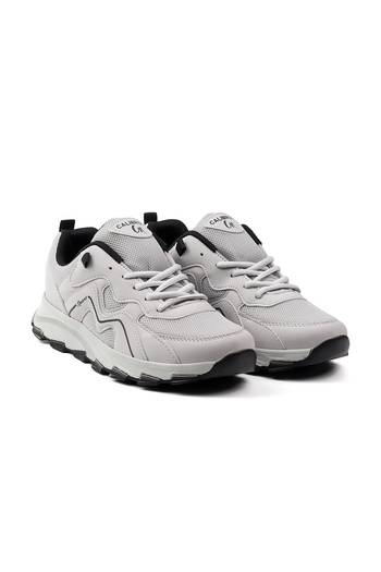 KAJILA Men's Ice Sports Shoes Comfortable Casual Sneaker Walking Running Lightweight Sole Lace-Up