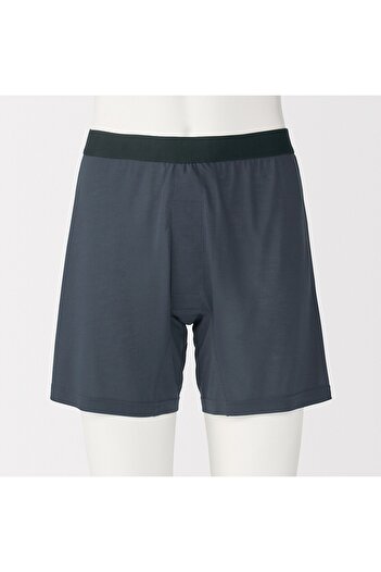 Muji Lyocell Blended Front Open Knit Trunks