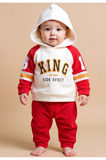 Tuabella 100% Cotton Hooded 2-Piece Baby Set