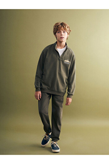 LC Waikiki Stand Collar Boy's Sweatshirt