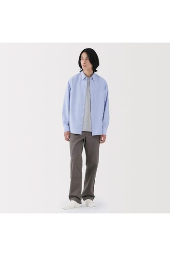 Muji Washed Chino Wide Pants