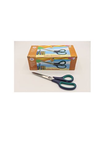 BEİLYS COSMETİCS & ACCESSORY Plastic Handle Scissors 22 Cm.8.5 Inch