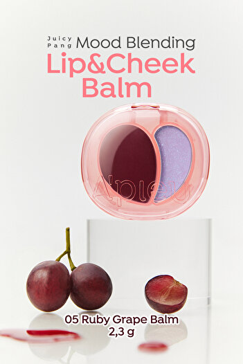 Missha Kalıcı Dudak & Yanak Balmı A'PIEU Juicy-Pang Mood Blending Lip&Cheek Balm (05 Ruby Grape Balm)