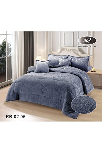 MİNG Lİ Classic 6-piece double winter bedspread with rabbit fur