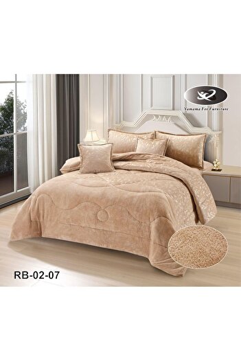 MİNG Lİ Classic 6-piece double winter bedspread with rabbit fur