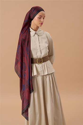 İpekhan Jardin Secret Collection Indian Silk Shawl 5012-13
