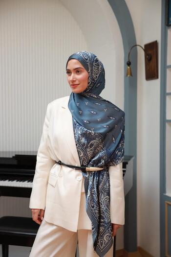 İpekhan Holiday Collection Indian Voile Silk Shawl 5010-10