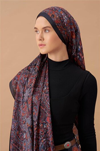 İpekhan Jardin Secret Collection Indian Silk Shawl 5011-10