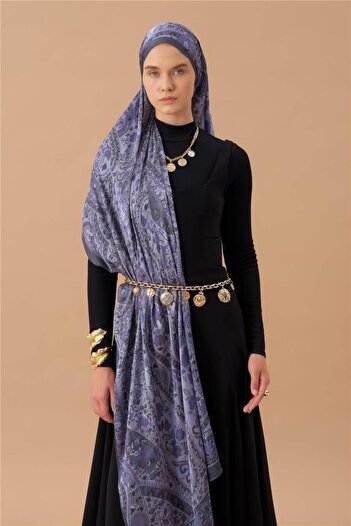 İpekhan Jardin Secret Collection Indian Silk Shawl 5011-06