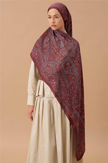 İpekhan Jardin Secret Collection Indian Silk Shawl 5011-13