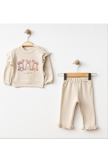 Momercy Cute Bunnies Baby Girl Set