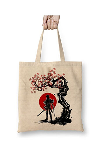 Toyaso Attack on Titan Titan Shifter under the Sun Tote Bag Long Handle Shopping Bag Beach Bag