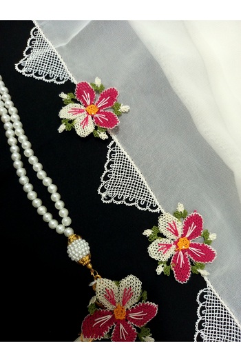 yörük tuhafiye Real Handcrafted Needlework, Prayer Rug, Cream Mevlüt Rug and Needlework Prayer Bead Set