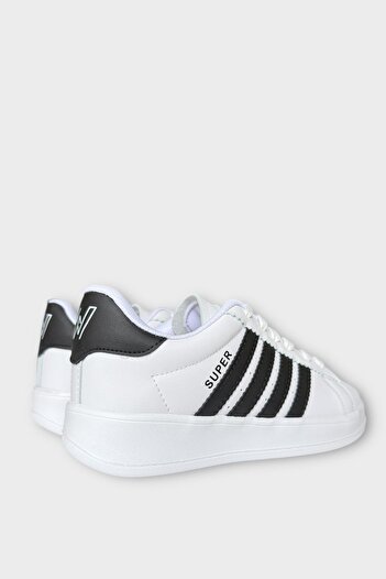 Liger Unisex Günlük Spor Ayakkabı BEYAZ SİYAH