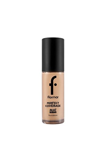 Flormar Perfect Coverage Mat Touch Foundation, 30g, 321-Natural Pastelle
