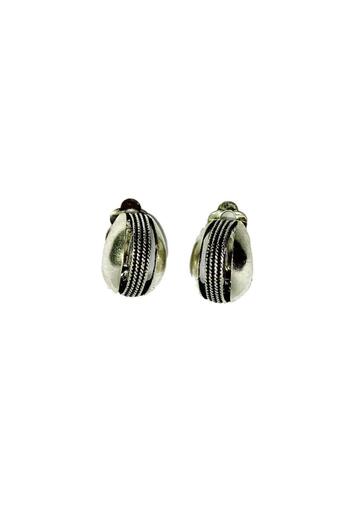 Pursehuit Emille Earrings, Clips, Silver C1