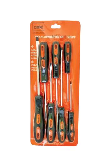 Clarke SDSFHC 7PC SCREWDRIVER SET