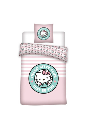 Hello Kitty Club bedding set 140×200cm, 65x65 cm